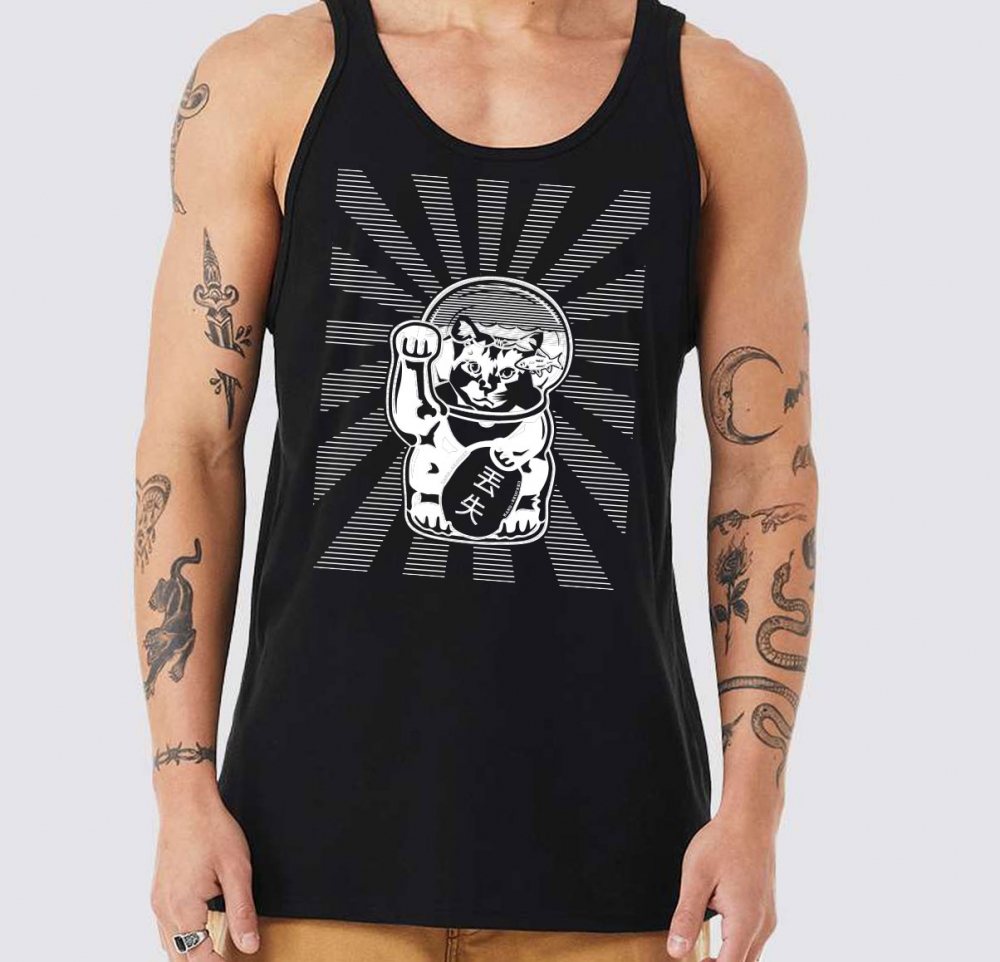 Lucky Cat Sunburst Tank